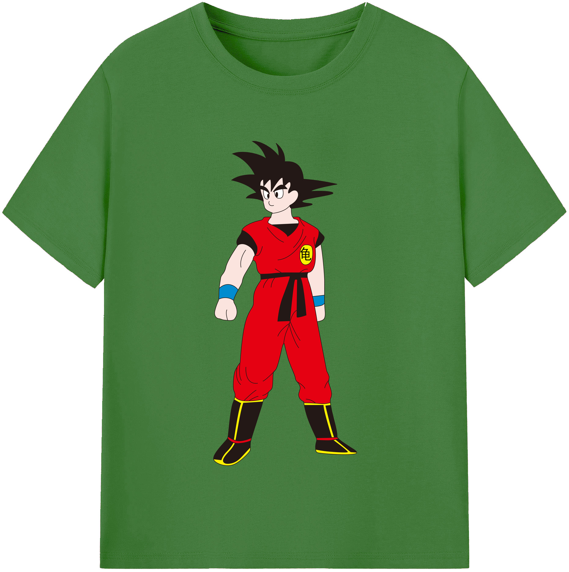 （画像用） ドラゴンボール 孫悟空（そん ごくう）Son Goku カカロット DRAGON BALL Kakarotto レディースカジュアルプリントTシャツ（綿100％）